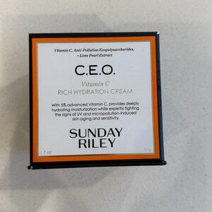 Sunday Riley  C.E.O. Vitamin C Brightening Rich Hydration Moisturizer 1.7OZ